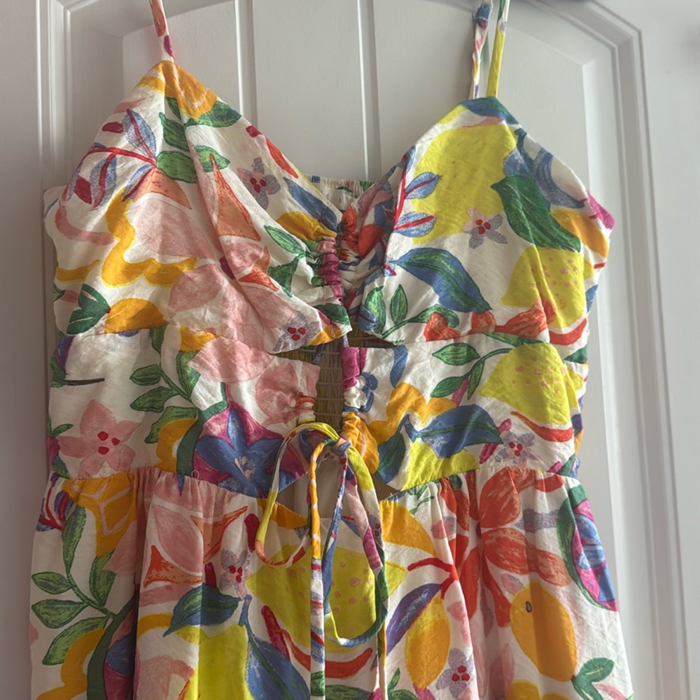 Illa Illa summer dress, spaghetti straps with cutouts